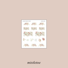 Load image into Gallery viewer, Mistletoe Foiled Planner Sticker Kit
