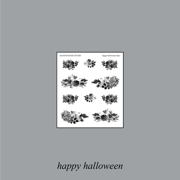 Happy Halloween Foiled Planner Sticker Kit