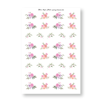 Load image into Gallery viewer, Spring Blooms Foiled Planner Sticker Kit
